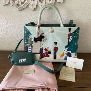 RADLEY LONDON NUTCRACKER CHRISTMAS HANDBAG💚